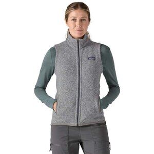 PATAGONIA Gray Better Sweater Fleece Full Zip Vest Wmns Med COMPANY LOGO